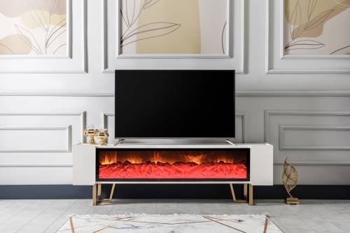 Panama Şömineli - Krem