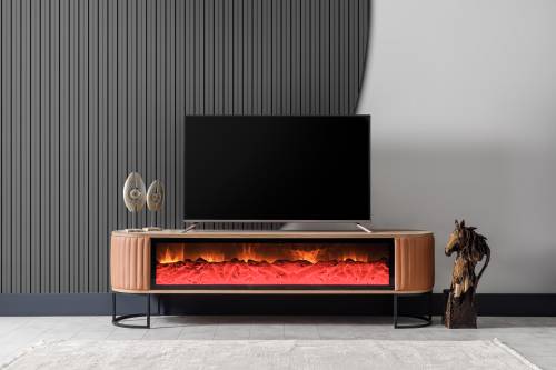 Titanik Şömineli - Ceviz